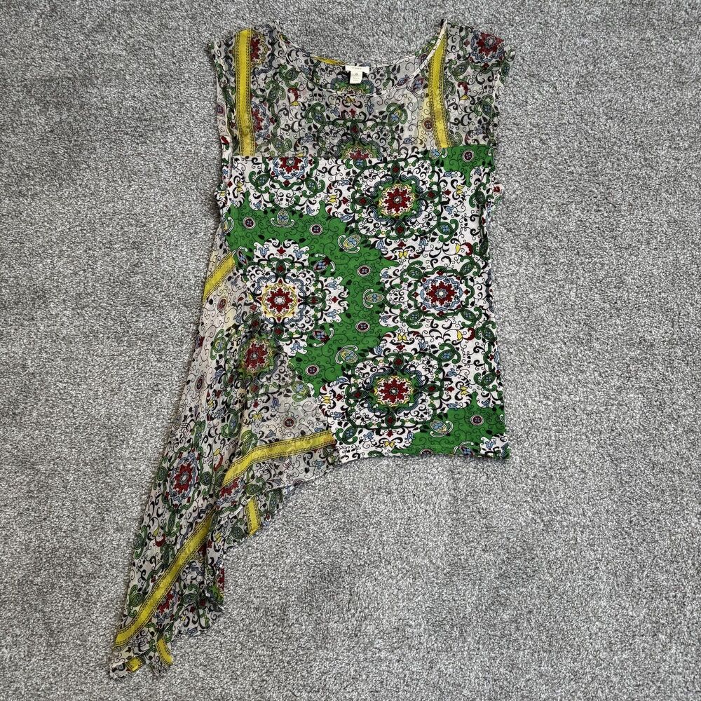 Anthropologie Tiny Blouse Womens Small Multicolor Boho Festival Eclectic Fairy
